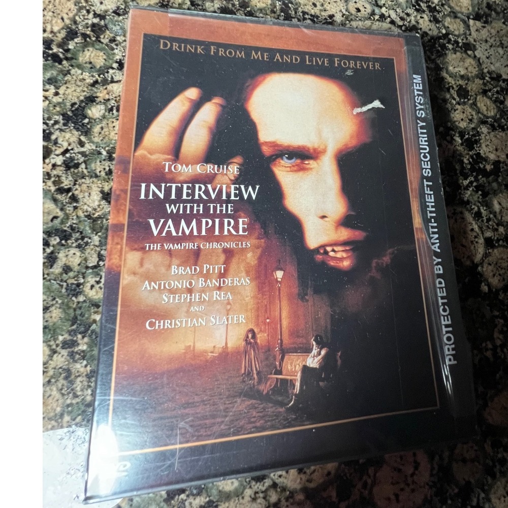 Interview with the Vampire DVD 2000 Tom Cruise Brad Pitt New Sealed Widescreen